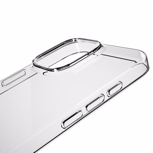 Puro 03 Nude Silikoninen Suojakuori iPhone 16 Pro Maxille - läpinäkyvä