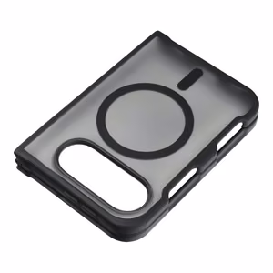 Musta Forcell F-Protect 4sD-i Smoke Hybrid Premium suojakuori iPhone Duo -puhelimelle, MagSafe-yhteensopiva