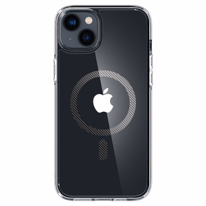 Spigen Ultra Hybrid Mag -kotelo MagSafella iPhone 14 Plus -puhelimelle - kirkkaanharmaa
