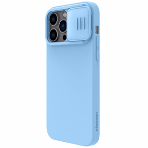Case Nillkin CamShield Silky Magnetic Silicone Apple iPhone 14 Pro Max light blue