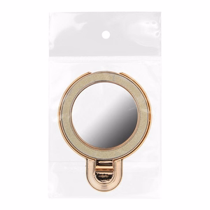 Puhelinteline CIRCLE MIRROR - tarrakiinnitys - kultainen