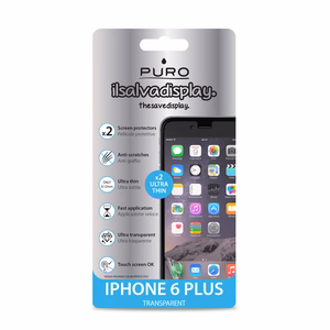 Puro näytönsuojakalvot iPhone 6s Plus / 6 Plus -laitteelle, 2 kpl