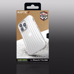 Raptic X-Doria Clutch Case iPhone 14 Pro takakansi läpinäkyvä läpinäkyvä