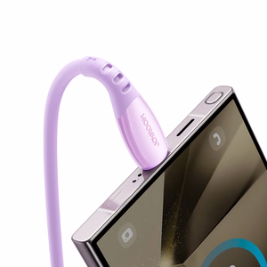 Joyroom S-A59 Vibrant Series 3A USB-A - USB-C Kaapeli 1,2m - violetti