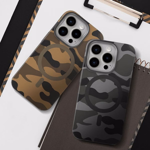 Suojakuori Samsung S25:lle Forcell F-Protect Levels Dual Layer 4D MagSafe-yhteensopiva Military Drop-Test desert camo