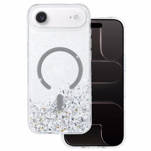 Tel Protect Moonlite Magsafe -suojakuori iPhone 17 Air:lle hopeinen kirkas