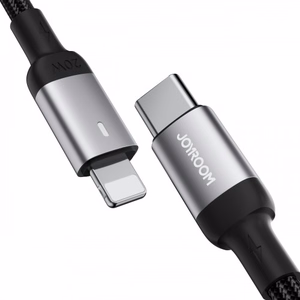 Joyroom Extraordinary Series A10 Lightning / USB-C PD 20W kaapeli 1.2 m - musta