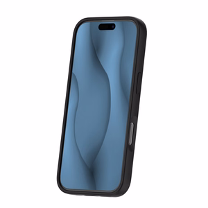 Silikoninen Ohut Mag Suojakuori iPhone 16 Pro 6,3:lle musta