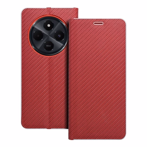 Läppäsuojakuori Xiaomi Redmi 14C:lle Luna Book Carbon punainen