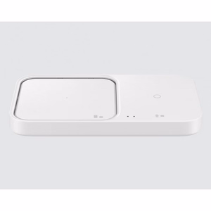 100% alkuperäinen langaton laturi Samsung Duo EP-P5400TWEGEU, valkoinen, 15W, mukana verkkolaturi ja kaapeli