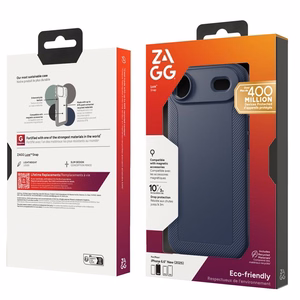 ZAGG suojakuori LUXE SNAP MagSafe-yhteensopiva iPhone 17 Air:lle laivastonsininen