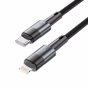 Tech-Protect UltraBoost Lightning / USB-C PD 20W 3A 2m kaapeli - harmaa