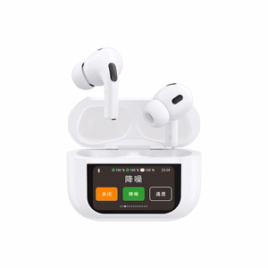 Dudao U19 in-ear TWS langattomat Bluetooth 5.3 kuulokkeet LED-näytöllä - valkoinen