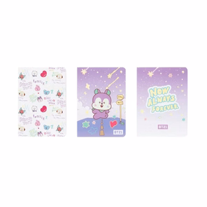 BT21 MANG A6 -muistikirjasetti, 3 kpl
