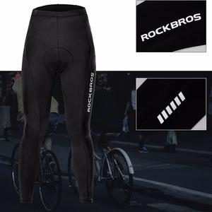 Rockbros RK20043XL hengittävät pyöräilyhousut XXXL-pehmusteella - musta