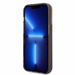 Karl Lagerfeld Liquid Glitter Elong suojakuori iPhone 14 Pro Max:lle - musta
