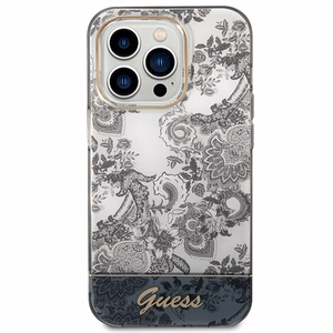 Guess GUHCP14XHGPLHG iPhone 14 Pro Max 6.7 "harmaa / harmaa kovakotelo Porcelain kokoelma