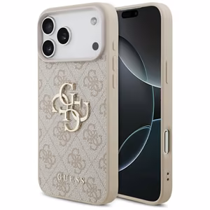 Guess 4G Big Logo Case for iPhone 17 Pro Max - Pink