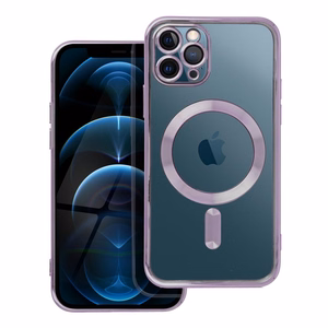 Suojakuori iPhone 11 PRO:lle Electro Mag Cover yhteensopiva MagSafen kanssa violetti