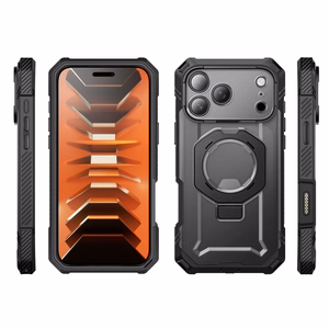 Supcase Grip Pro Mag MagSafe -suojakuori iPhone 18 Pro / 17 Pro – musta