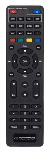 Esperanza EV106P – DVB-T2 H.265/HEVC -digitaalinen antenniverkon vastaanotin, musta
