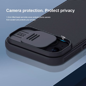 Nillkin CamShield Pro PC+TPU Case for Iphone 15 Plus black