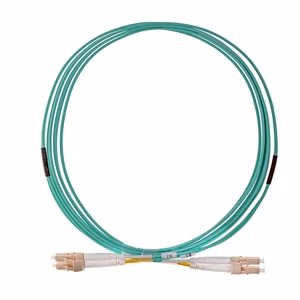 Alantec FOC-LCLC-5MMD-3-3 – LC-LC-duplex-valokuitukaapeli, OM3 multimode 50/125 µm, 3 m, turkoosi