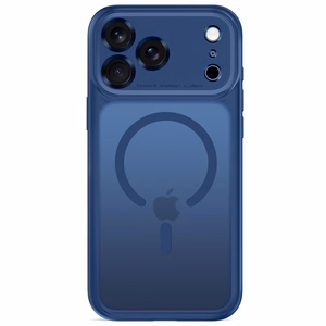 Tech-Protect MagPeak MagSafe CC suojakuori malleille iPhone 18 Pro Max / 17 Pro Max, matta tummansininen