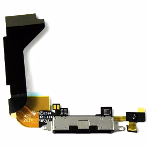 Flex iPhone 4G latausliittimen kaapeli musta ORG