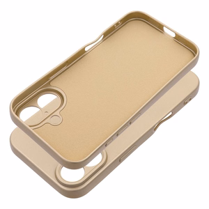 Metallinen Suojakuori iPhone 16:lle kultainen