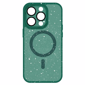 Tel Protect Magneettinen Splash Frosted Suojakuori iPhone 14:lle vihreä