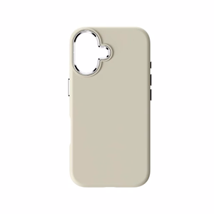 Case for iPhone 16 Forcell F-Protect Frame Premium compatible with Magsafe antique white