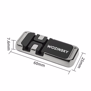 Wozinsky magneettinen puhelinteline kaapelinorganisaattorilla (WMCDO-B1)