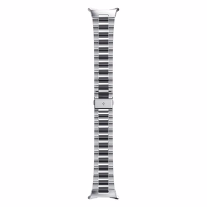 Spigen Modern Fit Band -metalliranneke Samsung Galaxy Watch Ultra 47 mm -kellolle, hopea