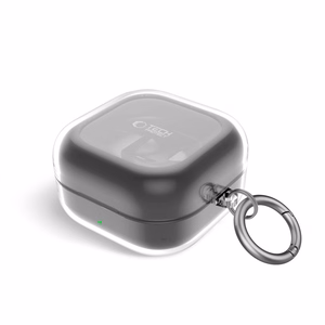 Tech-Protect FlexAir -suojakuori Samsung Galaxy Buds 4 / Buds 4 Pro:lle läpinäkyvä