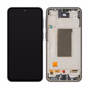 LCD screen Samsung A376 A37 5G with touch screen and frame original Charcoal (service pack)