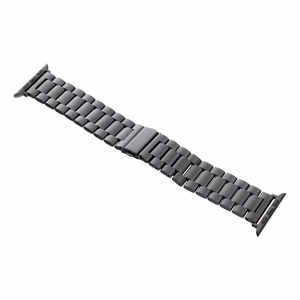 Hihna Apple Watch:lle Forcell F-Design FA10 teräslukko 42 / 44 / 45 / 49 mm musta