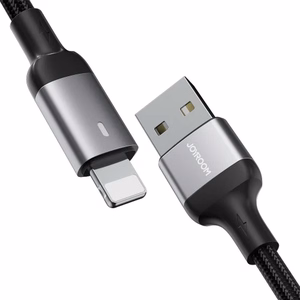 Joyroom Extraordinary Series A10 USB-A / Lightning 2.4A kaapeli 1.2 m - musta