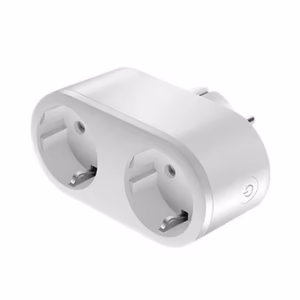 TUYA Dual EU Wi-Fi Smart Socket with Energy Metering, 16 A