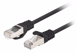 Lanberg PCF6-20CC-0100-BK verkkokaapeli musta 1 m Cat6 U/UTP (UTP)
