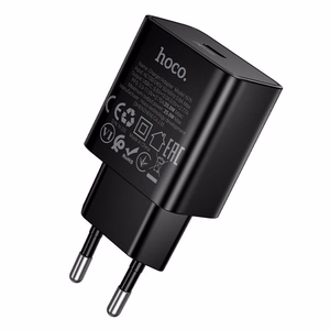 Puhelimen laturi Hoco USB C QC PD 25W N76 musta