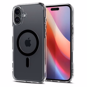 Spigen Ultra Hybrid Mag Suojakuori MagSafella iPhone 16 Pluslle - musta