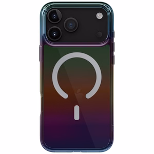 Uniq Iridescia Suojakuori iPhone 17 Pro Max:lle Magclick-latauksella - Moniväri