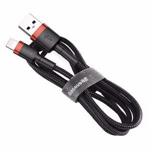 Baseus Cafule USB Lightning -kaapeli 1,5A 2 m (musta ja punainen)