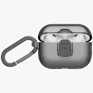 Uniq Glase Pro Suojakuori AirPods Pro 3:lle lukitussuojakuori - läpinäkyvä musta