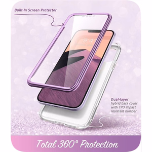 Supcase Cosmo Suojakuori iPhone 14 Pluslle - vaaleanpunainen marmori