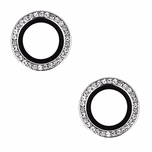 Karkaistu lasi HARD DIAMOND kameralle kameran linssi iPhone 16 - 16 Plus hopeinen linssi 2 kpl