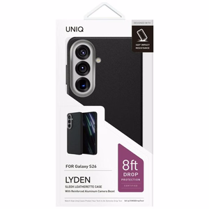 Uniq Lyden Samsung Galaxy S26 Magclick Lataussuojakuori - musta