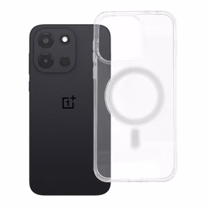 Läpinäkyvä Clear Mag Cover (MID) -suojakuori OnePlus Nord 6 / Nord CE6 -puhelimille, MagSafe-yhteensopiva