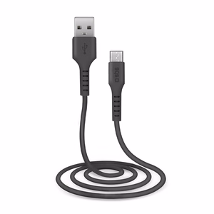 SBS LTHL200 USB-A - Micro-USB Kaapeli 1m - musta